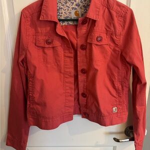 Carhartt Women's Red Jean Jacket